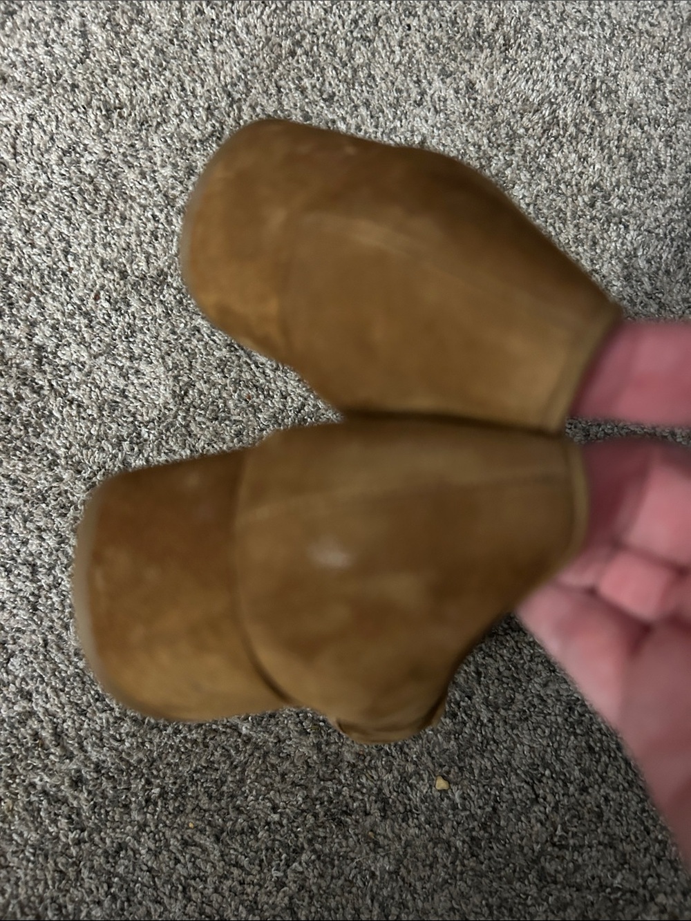 Loeffler Randall Tan Suede Square-Toe Flats, size 8.5 - Picture 6 of 8
